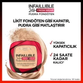 L'oréal Paris Infaillible 24H Fresh Wear Pudra Fondöten 120 Vanilla thumbnail 3