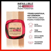 L'oréal Paris Infaillible 24H Fresh Wear Pudra Fondöten 120 Vanilla thumbnail 5