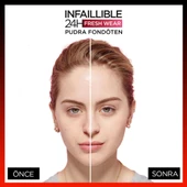L'oréal Paris Infaillible 24H Fresh Wear Pudra Fondöten 120 Vanilla thumbnail 6
