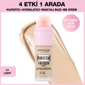 Maybelline New York Instant Perfector Glow 4 Etki 1 Arada Fondöten- 01 Light - 1
