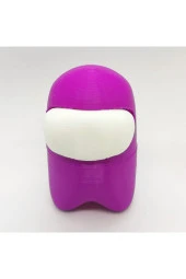 Among Us Çok Parçalı Figür Mıknatıslı Mor - 1