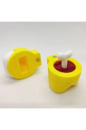 Among Us Çok Parçalı Figür Mıknatıslı Sarı - 2