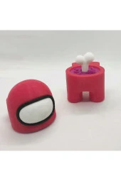 Among Us En Yeni Dizayn Karakter Figür Fuşya - 2