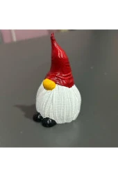 Yılbaşı Cücesi Figür Gnome Figür 8cm 3d Baskı - 2