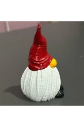 Yılbaşı Cücesi Figür Gnome Figür 8cm 3d Baskı - 3