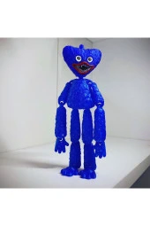3D Huggy Canavar Hareketli Oyuncak 17CM-Figür Çanta ve Anahtarlık Aksesuarı - 1