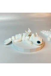 3D Ejderhanı Nasıl Eğitirsin-Bebek Işığın Öfkesi-Baby Light Fury Hareketli Figür 14CM - 1