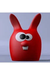 Sevimli Paskalya Tavşanı 3d Karakter Figür - 1