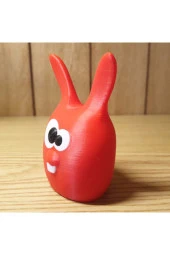 Sevimli Paskalya Tavşanı 3d Karakter Figür - 3