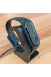 Xaiomi Miband 6 Uyumlu Masaüstü Şarj İstasyonu Dock Siyah - 1