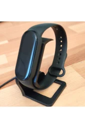 Xaiomi Miband 6 Uyumlu Masaüstü Şarj İstasyonu Dock Siyah - 2