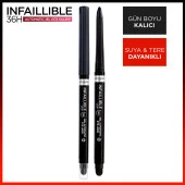 L'Oréal Paris Infaillable Automatic Jel Göz Kalemi - Yoğun Siyah - 1