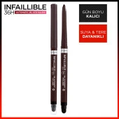 L'Oréal Paris Infaillible Automatic Jel Göz Kalemi - Kahverengi - 1
