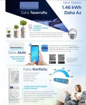 Alarko Carrier Premium 12000 BTU 42QHG012D8SJ Inverter Duvar Tipi Split Klima - 8