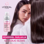 L'Oreal Paris Elseve Glycolic Gloss Parlaklığı Saça Mühürleyen Laminasyon 5 Dakikada Durulanan Bakım 200ml - 3