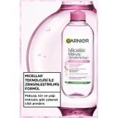 Garnier Micellar Makyaj Temizleme Suyu 400ML, 24 Saat Nemlendirme, Hassas Ciltler için thumbnail 4