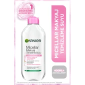 Garnier Micellar Makyaj Temizleme Suyu 400ML, 24 Saat Nemlendirme, Hassas Ciltler için thumbnail 1