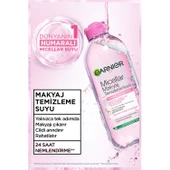 Garnier Micellar Makyaj Temizleme Suyu 400ML, 24 Saat Nemlendirme, Hassas Ciltler için thumbnail 3