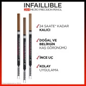 L'Oréal Paris Infaillible 24H Micro Precision Kaş Kalemi - Light Brunette thumbnail 4