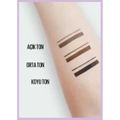 Maybelline New York Express Brow Satin Duo Çift Taraflı Kaş Kalemi - 01 Açık Ton - 6