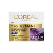 L'Oréal Paris Yaş Uzmanı 50+ Kırışıklık Karşıtı Yenileyici Gece Kremi - 2