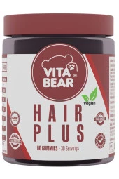 Vita Bear Hair Plus Vegan 60 Gummies - 1