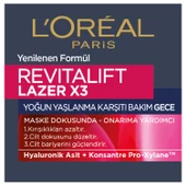 L'Oréal Paris Revitalift Lazer X3 Yoğun Yaşlanma Karşıtı Gece Bakım Kremi thumbnail 9