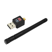 300Mbps 2DBI Antenli Mini Wireless USB Adaptör Wifi Uydu Alıcı - 1
