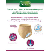 Depend Emici Külot Bayan Large 30'lu - 3
