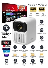 Wanbo Dali 1 Taşınabilir Projeksiyon Cihazı Bluetooth Hoparlör Modlu - 1