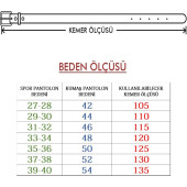 Erkek Kemer Çocuk Yetişkin Siyah Kare Tokalı Deri Kemer - 4