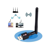 Mini USB WiFi Adaptörü 300Mbps 2dBi WiFi Adaptörü PC WiFi Anten WiFi Güvenlik Cihazı - 1