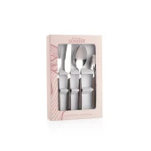 Schafer Mona 24 Parça Çatal Kaşık Bıçak Takımı-Siyah01 - 7