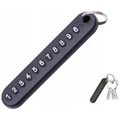 Plastik Numaratör Siyah Anahtarlık thumbnail 4
