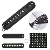 Plastik Numaratör Siyah Anahtarlık thumbnail 5