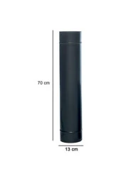 Siyah Mat Emaye Şömine Ve Soba Borusu (adet Fiyatı) - 1