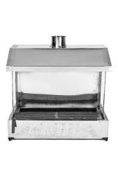 75x45 Mangalı Paslanmaz Krom Iç Tavalı thumbnail 3