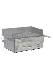 MTH-357 Set Üstü Çekmeceli Pervazlı Lama Izgaralı Mangal thumbnail 2