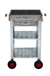 Mth-92 Battal Boy Çekmeceli Maltız Izgaralı Mangal 4 Tekerlekli thumbnail 3