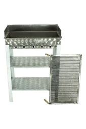 Battal Boy Pervazlı Maltız Izgaralı Krom Mangal Mth-230 thumbnail 2