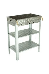 Battal Boy Maltız Izgaralı Krom Mangal Mth-224 thumbnail 1