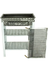 Mth-247 Battal Boy Çekmeceli Maltız Izgaralı Krom Mangal Mth-247 thumbnail 2