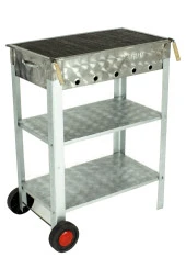 Battal Boy Maltız Izgaralı Mangal (2 Tekerlekli) Mth-222 thumbnail 1