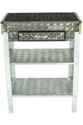 Mth-247 Battal Boy Çekmeceli Maltız Izgaralı Krom Mangal Mth-247 thumbnail 3