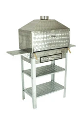 Davlumbazlı Bacalı Maltız Izgaralı Çekmeceli Kanatlı Krom Mangal Mth-272 thumbnail 4