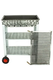 Battal Boy Maltız Izgaralı Mangal (2 Tekerlekli) Mth-222 thumbnail 2