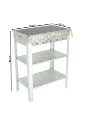 Battal Boy Maltız Izgaralı Krom Mangal Mth-224 thumbnail 4