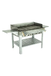 Lama Izgaralı Pervazlı Kanatlı Lüx Krom Mangal Mth-289 thumbnail 1