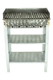 Battal Boy Pervazlı Lama Izgaralı Krom Mangal Mth-229 thumbnail 3