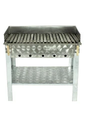 Lama Izgaralı Pervazlı Krom Mangal Mth-283 thumbnail 3